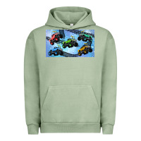 Pigment Oil Green Children trucks Urban Hoodie - TumblerDesignByShophia