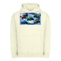 Pigment Pistachio Children trucks Urban Hoodie - TumblerDesignByShophia