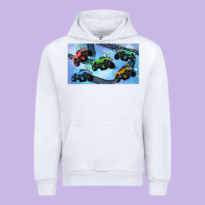 Children Trucks Urban Hoodie Designed By Tumblerdesignbyshophia