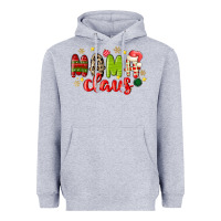Heather Grey mama claus Heavyweight Hoodie - MaliasSmallBusiness