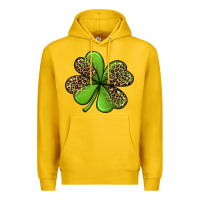Lemon leopard shamrock Premium Hoodie - Jasminsmagicworld