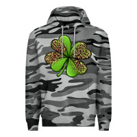 Slate Camo leopard shamrock Premium Hoodie - Jasminsmagicworld