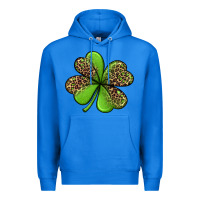 True Royal leopard shamrock Premium Hoodie - Jasminsmagicworld