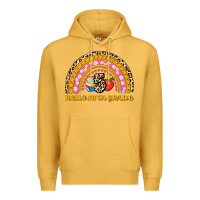 Mustard back to school rainbow hello fifth grade Premium Hoodie - AdoDesignShop