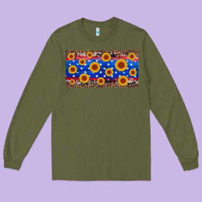 Armed Forces Day Sunflower Long Sleeve Tee Designed By Artiststas