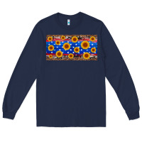 Navy armed forces day sunflower Long Sleeve Tee - Artiststas