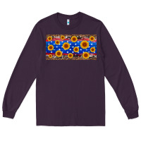 Plum armed forces day sunflower Long Sleeve Tee - Artiststas