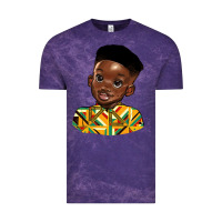 Cloud Purple black boy Vintage Tee - HRA Design Shop
