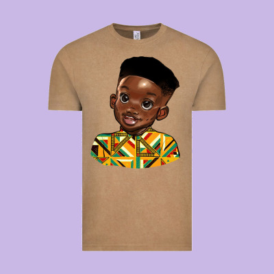 Black Boy Vintage Tee Designed By Hra Design Shop