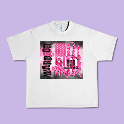 Breast Cancer Urban Heavy Tee Designed By Jahusdesignshop
