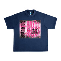 Navy breast cancer Urban Heavy Tee - JahusDesignShop