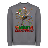Storm merry christmas deer skeleton Heavyweight Sweatshirt - FaDigitalArtStudio