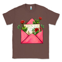 Chestnut pink letter Classic Tee - AdoDesignShop