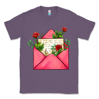 Lavender pink letter Classic Tee - AdoDesignShop