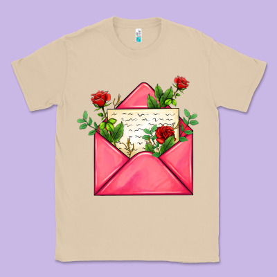 Pink Letter Classic Tee Designed By Adodesignshop