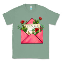 Sage pink letter Classic Tee - AdoDesignShop