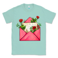 Seafoam pink letter Classic Tee - AdoDesignShop