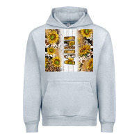 Heather Grey western mother's day mini with cowhide and sunflowers tumbler tbs Urban Hoodie - TumblerDesignByShophia