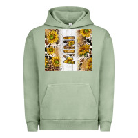 Pigment Oil Green western mother's day mini with cowhide and sunflowers tumbler tbs Urban Hoodie - TumblerDesignByShophia