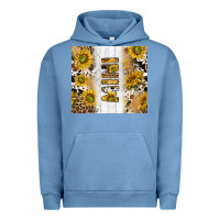 Pigment Pebble Blue western mother's day mini with cowhide and sunflowers tumbler tbs Urban Hoodie - TumblerDesignByShophia