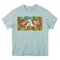 Arona Goat Family Fall Pumpkins Heavy Core Tee - Artiststas