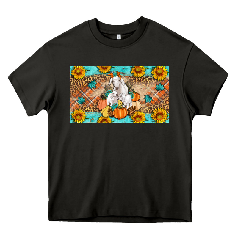 Goat Family Fall Pumpkins Heavy Core Tee by Artiststas | Teevron