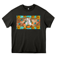 Asphalt Goat Family Fall Pumpkins Heavy Core Tee - Artiststas