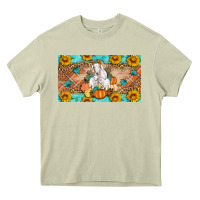 Mossy Goat Family Fall Pumpkins Heavy Core Tee - Artiststas