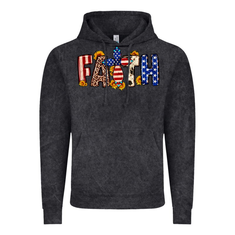 Faith Usa Flag Sunflower Vintage Hoodie by Neo Western | Teevron