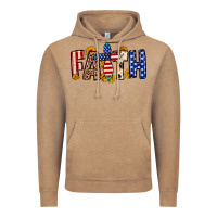 Vintage Coffee Faith USA flag sunflower Vintage Hoodie - Neo Western