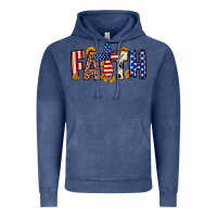 Vintage Denim Faith USA flag sunflower Vintage Hoodie - Neo Western