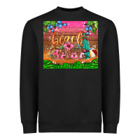 Black beach babe Heavyweight Sweatshirt - HRA Design Shop