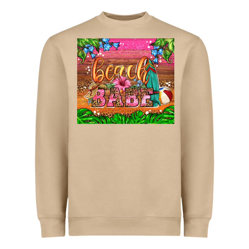 Beach Babe Heavyweight Sweatshirt by HRA Design Shop | Teevron