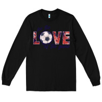 Black soccer love of the game Long Sleeve Tee - JahusDesignShop