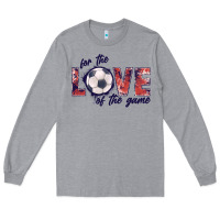 Heather Grey soccer love of the game Long Sleeve Tee - JahusDesignShop