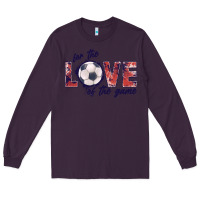 Plum soccer love of the game Long Sleeve Tee - JahusDesignShop