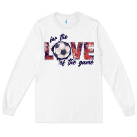 White soccer love of the game Long Sleeve Tee - JahusDesignShop