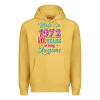 Antique Gold made in 1972, 50 years of being awesome Premium Hoodie - Jasminsmagicworld