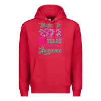 Cardinal made in 1972, 50 years of being awesome Premium Hoodie - Jasminsmagicworld