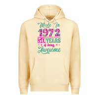 Pina Colada made in 1972, 50 years of being awesome Premium Hoodie - Jasminsmagicworld
