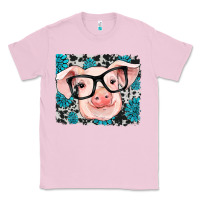 Bubblegum Pink gemstone and cowhide pig Classic Tee - RanaPortraitStore