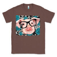Chestnut gemstone and cowhide pig Classic Tee - RanaPortraitStore
