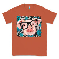 Copper gemstone and cowhide pig Classic Tee - RanaPortraitStore
