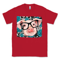 Red gemstone and cowhide pig Classic Tee - RanaPortraitStore