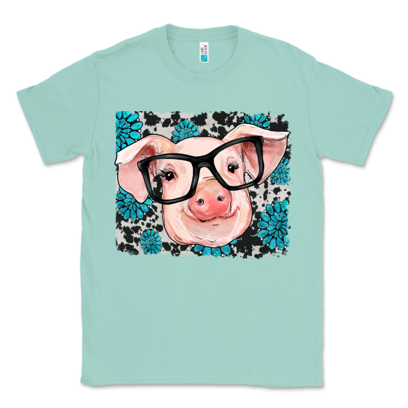 Gemstone And Cowhide Pig Classic Tee by RanaPortraitStore | Teevron