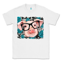 White gemstone and cowhide pig Classic Tee - RanaPortraitStore