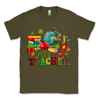 Army Green christmas jolly teachers Classic Tee - AdoDesignShop