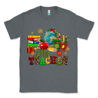 Charcoal Heather christmas jolly teachers Classic Tee - AdoDesignShop