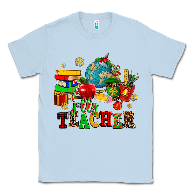 Christmas Jolly Teachers Classic Tee by AdoDesignShop | Teevron