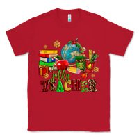 Red christmas jolly teachers Classic Tee - AdoDesignShop